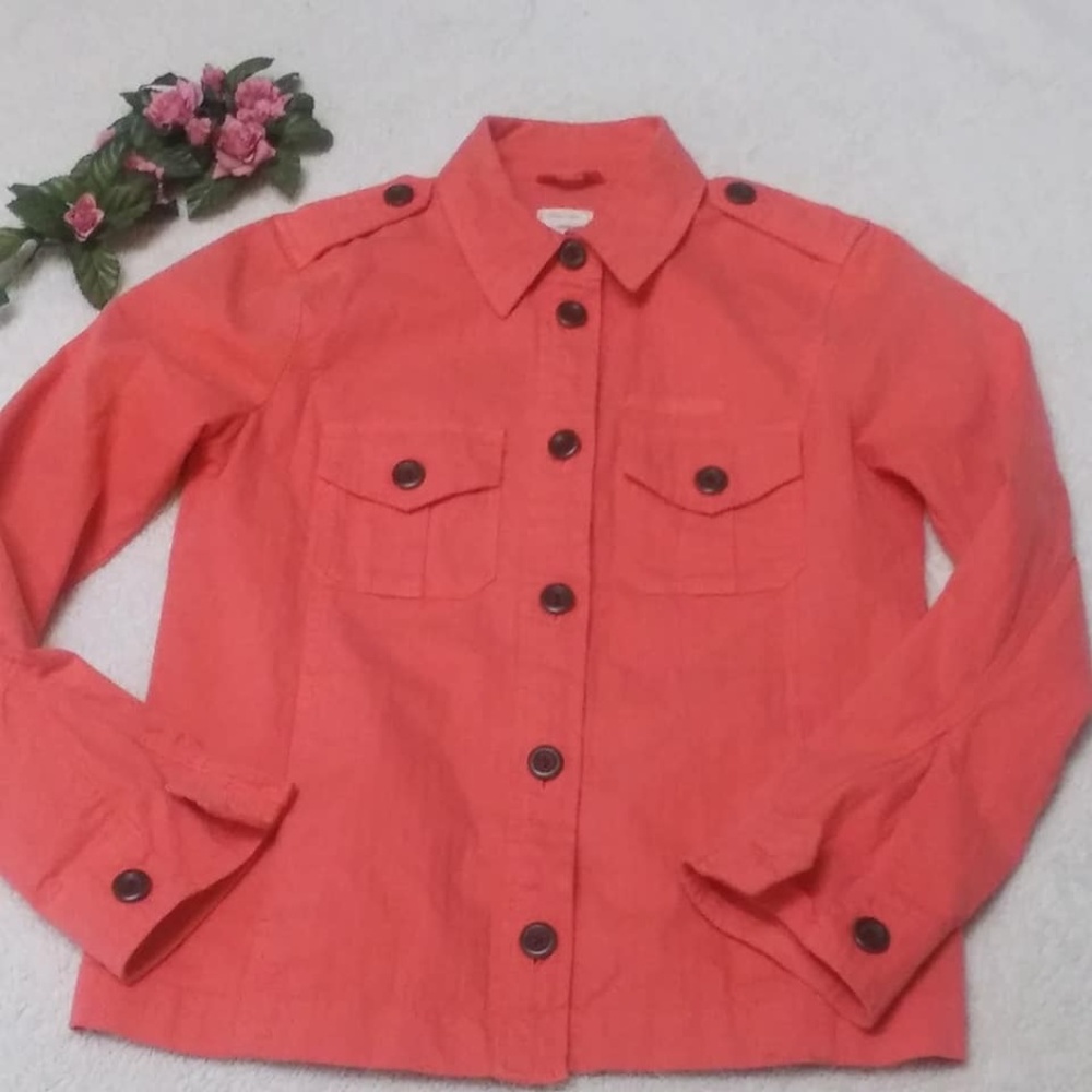 GAP Womens Top Jacket peach Size XS